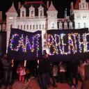 Tree Lighting Protest Against Police Violence